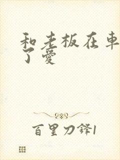 和老板在车里做了爱