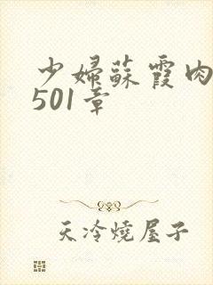 少妇苏霞肉欲第501章