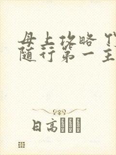 母上攻略 竹影随行第一主板