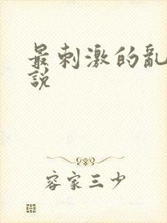 最刺激的乱惀小说