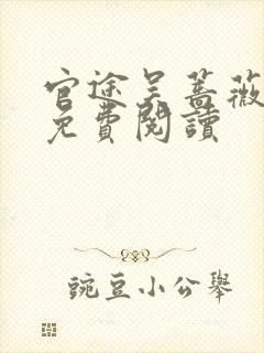 官途吴蔷薇全文免费阅读