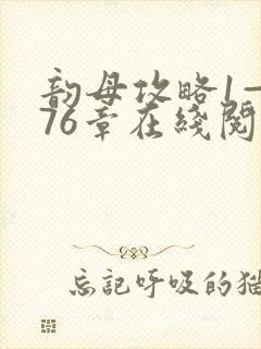 韵母攻略1—176章在线阅读