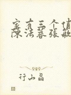 家有三个俏媳妇陈法蓉张敏