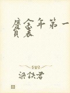 庆余年第一季演员表