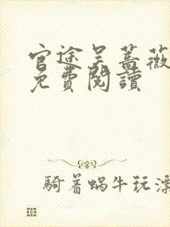 官途吴蔷薇全文免费阅读