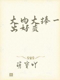 大肉大捧一进一出好爽