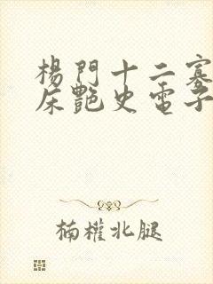 杨门十二寡妇肉床艳史电子书