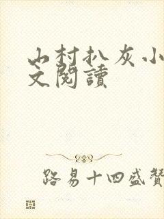 山村扒灰小说全文阅读