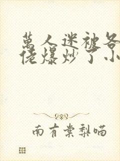 万人迷被各路大佬爆炒了小说