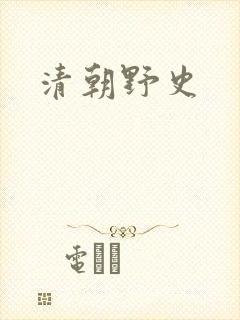 清朝野史