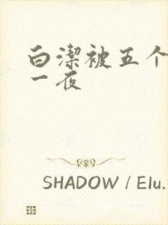 白洁被五个人玩一夜