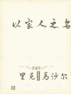以家人之名小说