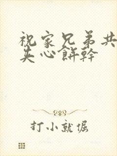 祝家兄弟共享后夹心饼干