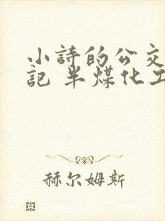 小诗的公交车日记 半煤化工