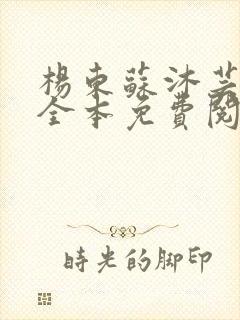 杨东苏沐芸小说全本免费阅读下载