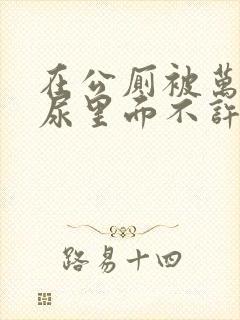 在公厕被万人c尿里面不许漏