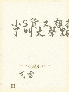 小S货又想挨C了叫大声点小