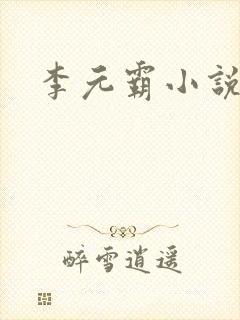 李元霸小说