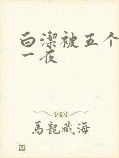白洁被五个人玩一夜