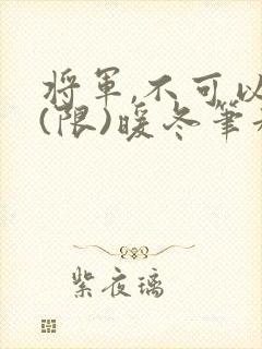 将军,不可以!(限)暖冬笔趣阁免费阅读