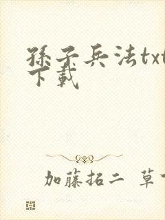 孙子兵法txt下载