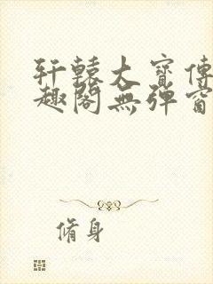 轩辕大宝传奇笔趣阁无弹窗