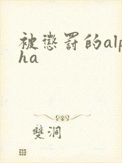 被惩罚的alpha