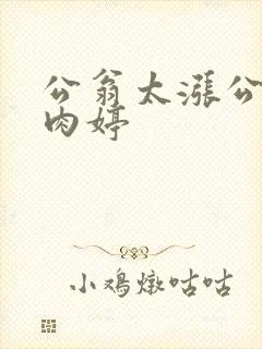 公翁太涨公欲息肉婷