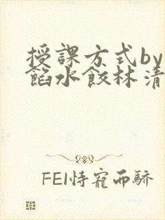授课方式by肉馅水饺林清