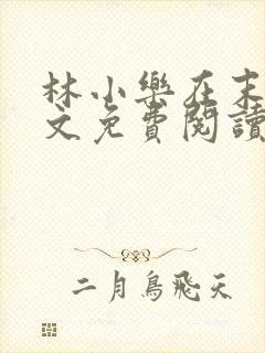 林小乐在末世全文免费阅读