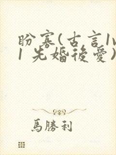 盼寡(古言1v1 先婚后爱)