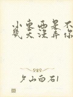 小东西是不是好几天没弄你了作文