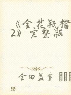 《金花瓶楷梅花2》完整版