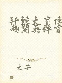 轩辕大宝传奇笔趣阁无弹窗