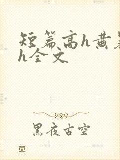 短篇高h黄暴辣h全文