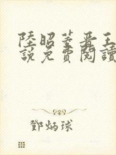 陆昭菱晋王的小说免费阅读