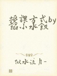 授课方式by肉馅小水饺