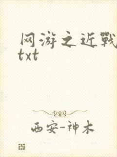 网游之近战法师txt
