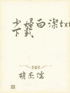 少妇白洁txt下载