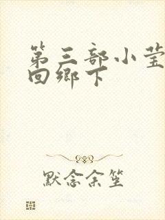 第三部小莹乱翁回乡下