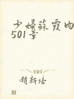 少妇苏霞肉欲第501章