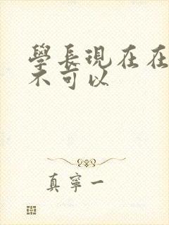 学长现在在上课不可以