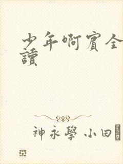 少年啊宾全文阅读