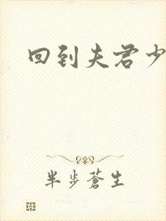 回到夫君少年时