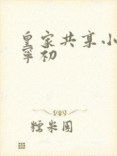 皇家共享小公主宁初