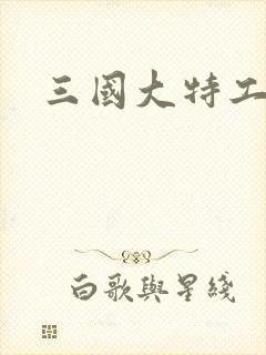 三国大特工