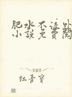 肥水不流外人田小说免费阅读