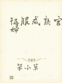 征服成熟官太贵妇