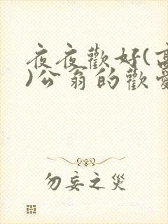 夜夜欢好(高h)公翁的欢爱