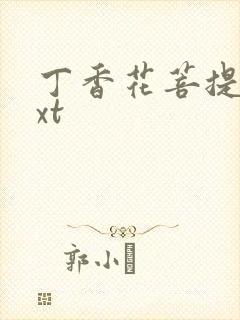 丁香花菩提树txt